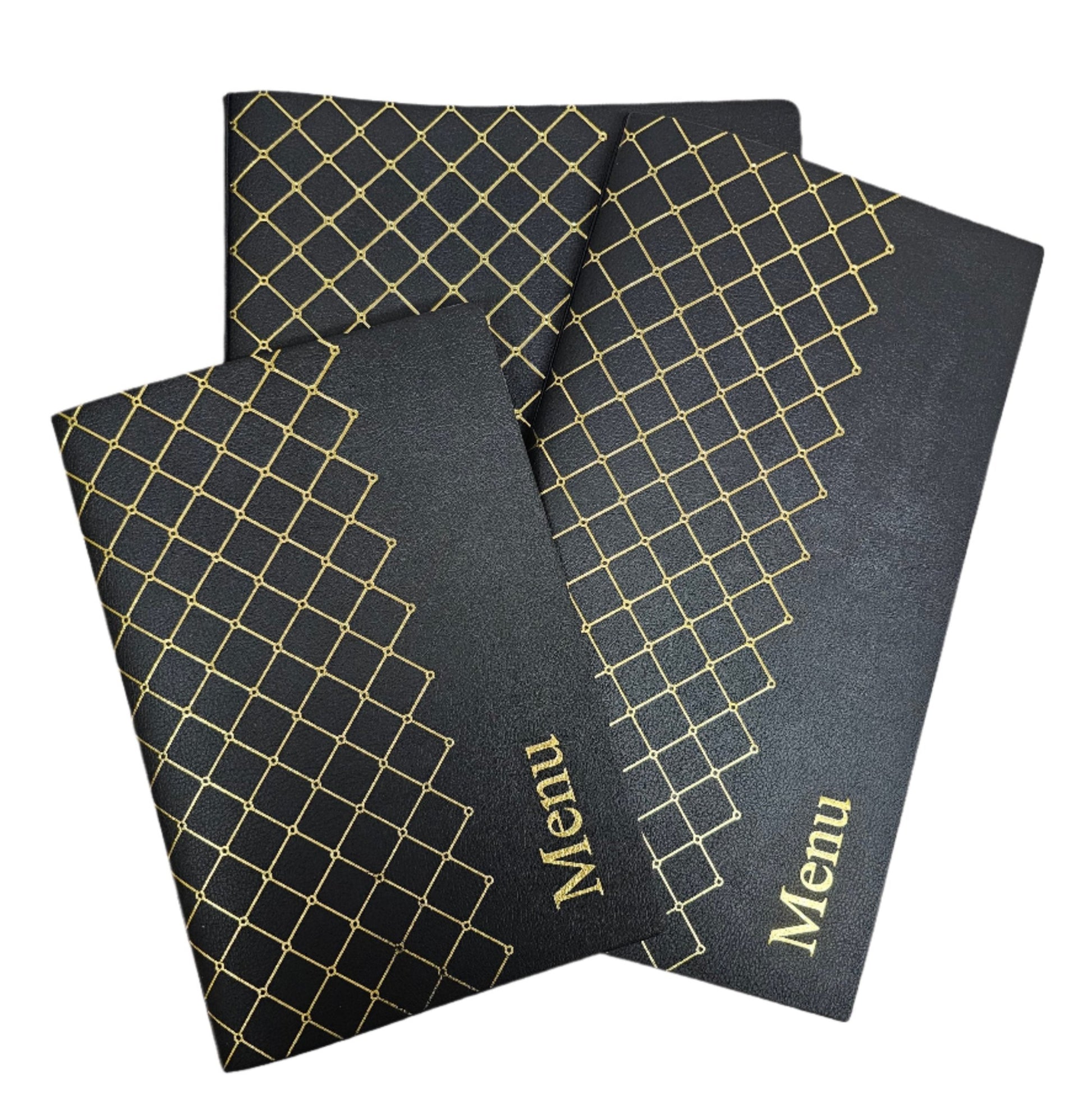 Portada de menú geométrico de Cardiff