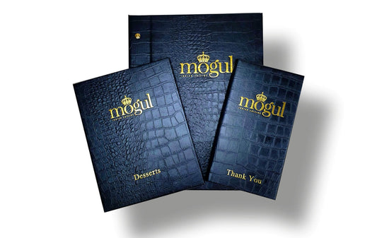 Cubiertas de menú de cuero reciclado de Canberra