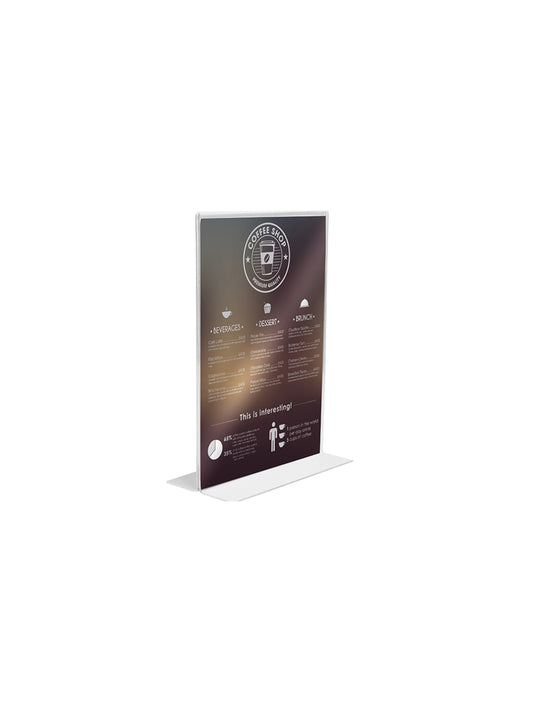 Soporte de menú acrílico 1/3A4