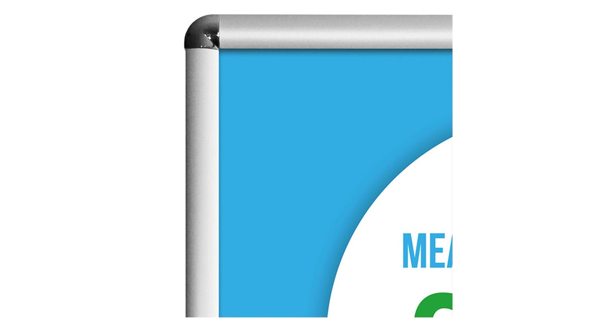 Snap Frame A -Board Pavement Sign - Negro