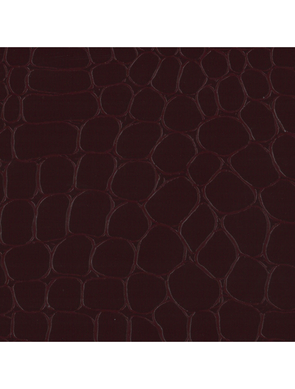 Swatch de material carmín de Berlín Croco