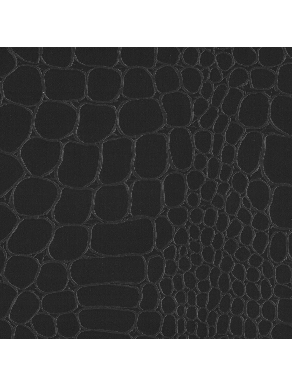 Berlín Croco Swatch de material gris oscuro