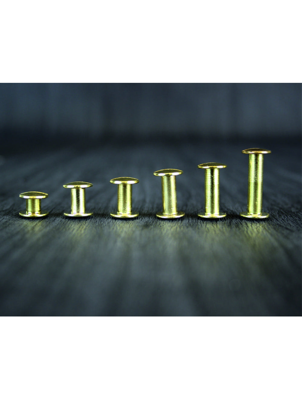 Color dorado de tornillo de 5 mm