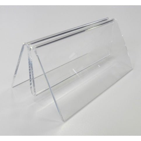 100mm clear menu holder base - bhma