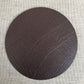 Brown Bonded Coaster de cuero 10 cm (artículo de venta)