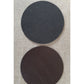 Brown Bonded Coaster de cuero 10 cm (artículo de venta)