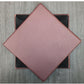 Dark Grapeshelly Leather Coaster- 10 cm SQ (artículo de venta)