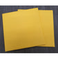 Coaster de cuero de Shelly amarillo: 10 cm SQ (artículo de venta)