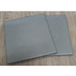 Suffolk Blue Shelly Leather Coaster- 10 cm SQ (artículo de venta)