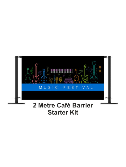 Kit de inicio de barrera de 2 metros de cafetería