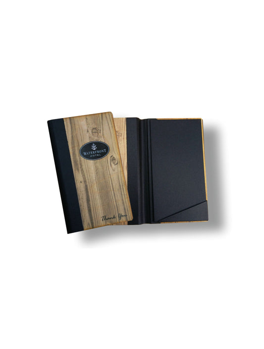 Presentadores de facturas de madera