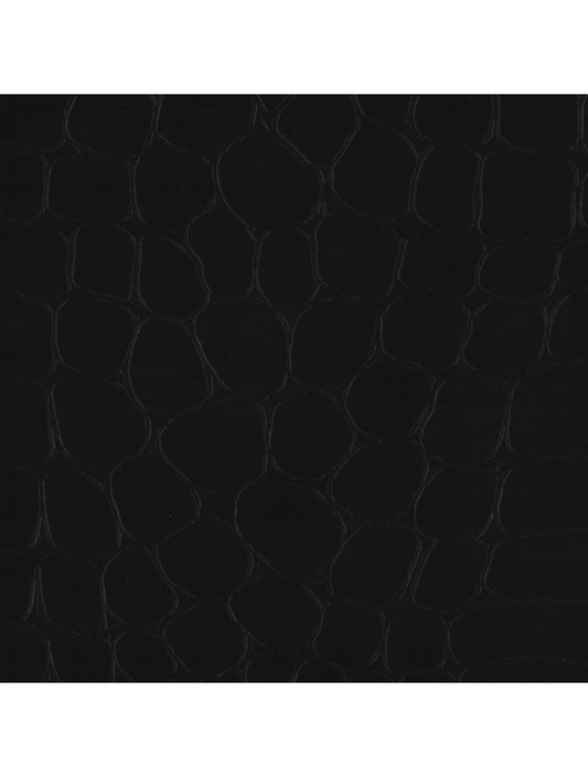 Swatch de material negro de Berlín Croco