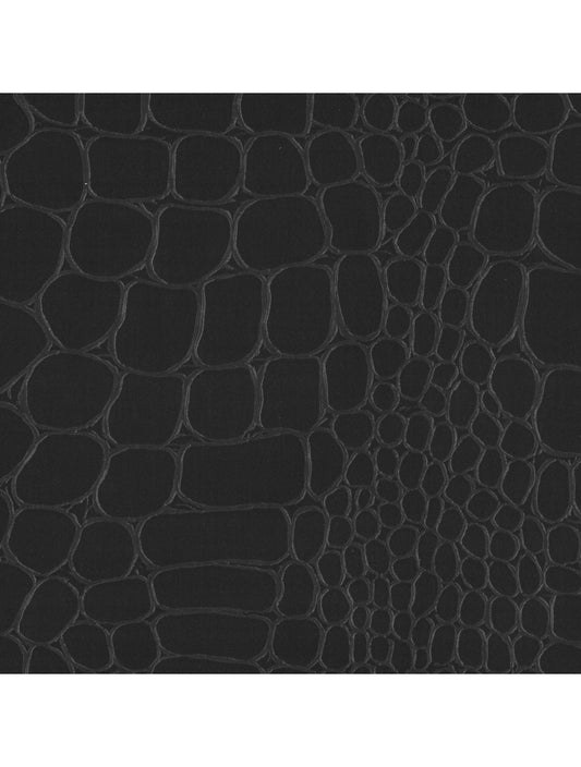 Berlín Croco Swatch de material gris oscuro