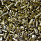 Color dorado de tornillo de 8 mm